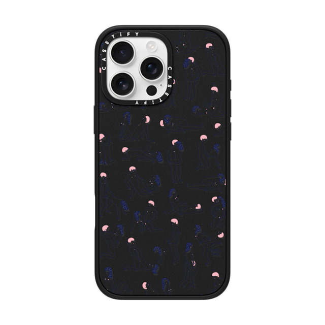 Agathe Sorlet x CASETiFY iPhone 16 Pro Max ケース マットブラック インパクトケース MagSafe対応 KAMASUTRA