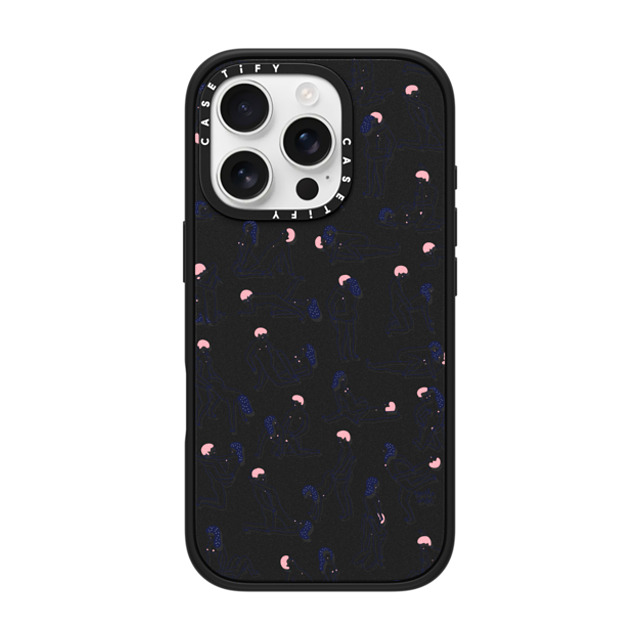 Agathe Sorlet x CASETiFY iPhone 16 Pro ケース マットブラック インパクトケース MagSafe対応 KAMASUTRA