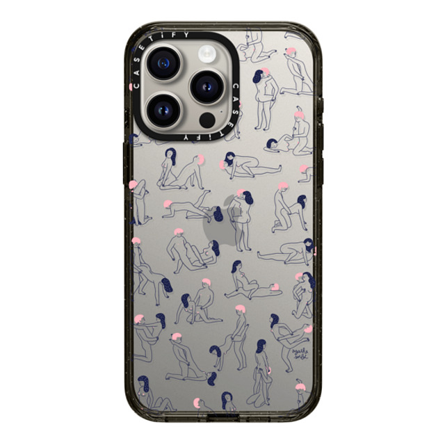 Agathe Sorlet x CASETiFY iPhone 15 Pro Max ケース ブラック インパクトケース KAMASUTRA