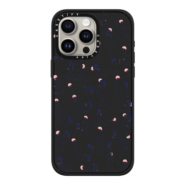 Agathe Sorlet x CASETiFY iPhone 15 Pro Max ケース マットブラック インパクトケース MagSafe対応 KAMASUTRA