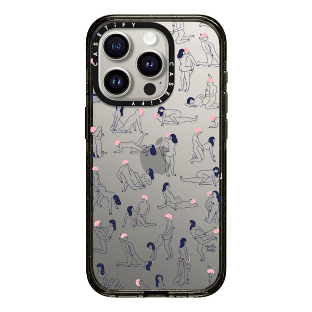 Agathe Sorlet x CASETiFY iPhone 15 Pro ケース ブラック インパクトケース KAMASUTRA