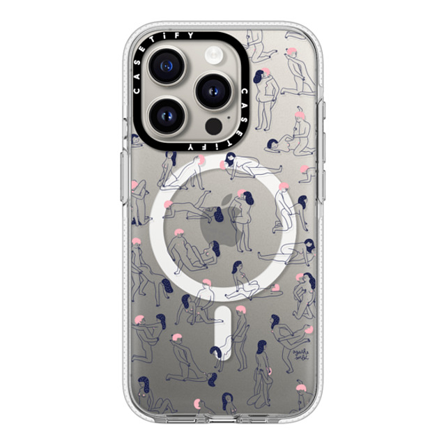 Agathe Sorlet x CASETiFY iPhone 15 Pro ケース クリア クリア ケース MagSafe対応 KAMASUTRA