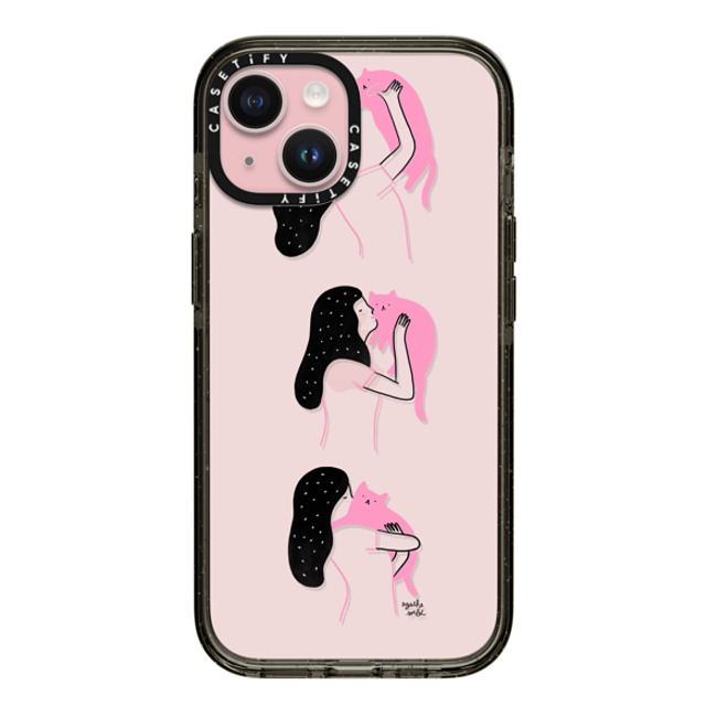 Agathe Sorlet x CASETiFY iPhone 15 Case Cat,Portraiture Black Impact Case Cat Cuddle Mother's Day Agathe Sorlet x CASETiFY iPhone 15 Case Cat,Portraiture Black Impact Case Cat Cuddle Mother's Day