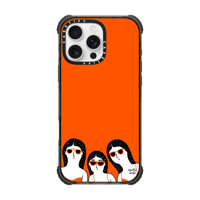 Agathe Sorlet x CASETiFY iPhone 16 Pro Max ケース Summer,Portraiture ブラック ウルトラ インパクトケース MagSafe 対応 Team Glasses Father's Day Agathe Sorlet x CASETiFY iPhone 16 Pro Max ケース Summer,Portraiture ブラック ウルトラ インパクトケース MagSafe 対応 Team Glasses Father's Day