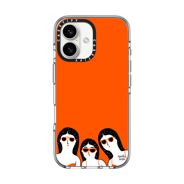Agathe Sorlet x CASETiFY iPhone 16 Case Summer,Portraiture Clear Clear Case MagSafe Compatible Team Glasses Father's Day Agathe Sorlet x CASETiFY iPhone 16 Case Summer,Portraiture Clear Clear Case MagSafe Compatible Team Glasses Father's Day