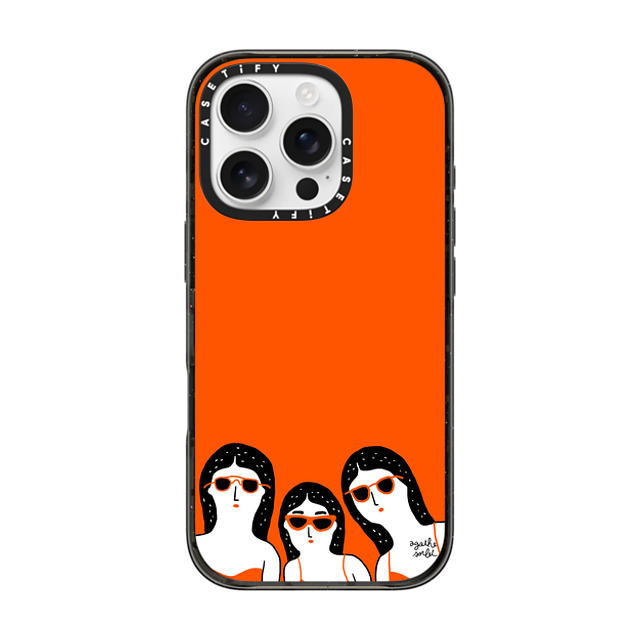 Agathe Sorlet x CASETiFY iPhone 16 Pro Case Summer,Portraiture Black Impact Case Team Glasses Father's Day Agathe Sorlet x CASETiFY iPhone 16 Pro Case Summer,Portraiture Black Impact Case Team Glasses Father's Day