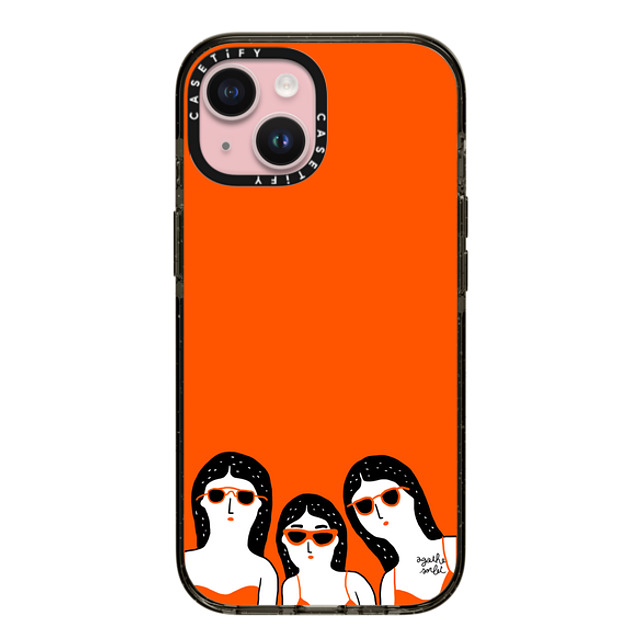 Agathe Sorlet x CASETiFY iPhone 15 ケース Summer,Portraiture ブラック インパクトケース Team Glasses Father's Day Agathe Sorlet x CASETiFY iPhone 15 ケース Summer,Portraiture ブラック インパクトケース Team Glasses Father's Day