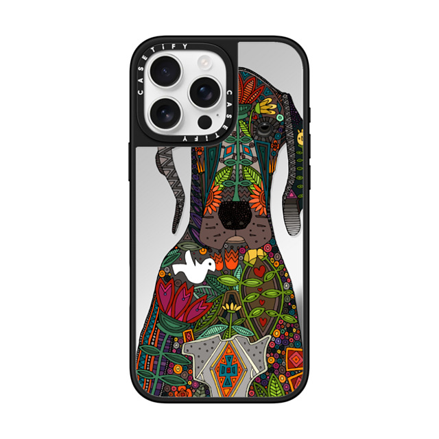 Sharon Turner x CASETiFY iPhone 16 Pro Max Case Dog Silver on Black ミラーケース MagSafe対応 Great Dane love transparent Mother's Day Sharon Turner x CASETiFY iPhone 16 Pro Max Case Dog Silver on Black ミラーケース MagSafe対応 Great Dane love transparent Mother's Day