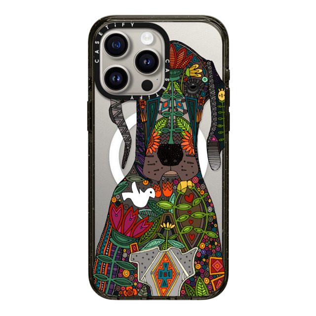 Sharon Turner x CASETiFY iPhone 15 Pro Max Case Dog Black Impact Case MagSafe Compatible Great Dane love transparent Mother's Day Sharon Turner x CASETiFY iPhone 15 Pro Max Case Dog Black Impact Case MagSafe Compatible Great Dane love transparent Mother's Day