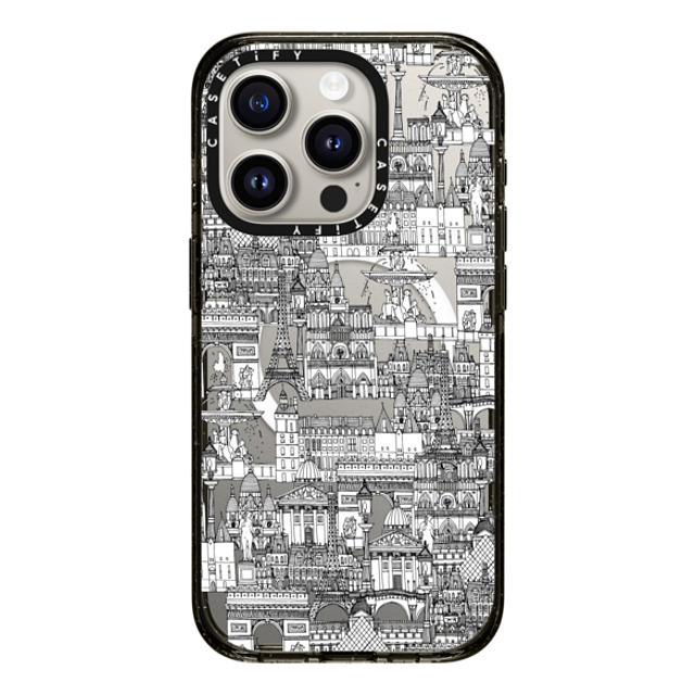 Sharon Turner x CASETiFY iPhone 15 Pro Case Cartoon,Travel Black Impact Case MagSafe Compatible Paris toile transparent II Mother's Day Sharon Turner x CASETiFY iPhone 15 Pro Case Cartoon,Travel Black Impact Case MagSafe Compatible Paris toile transparent II Mother's Day