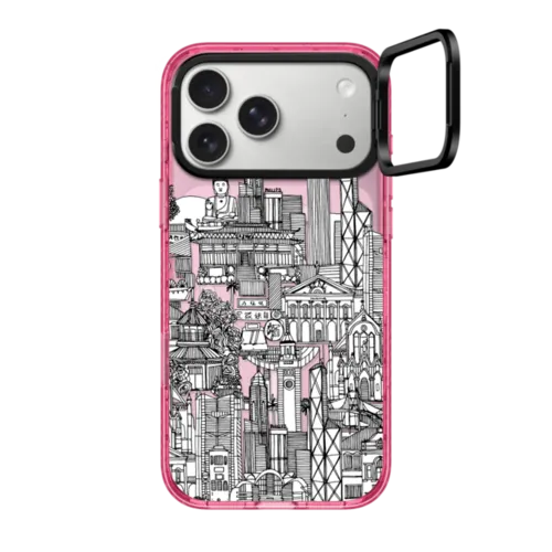 iPhone 17 Pro Max - Hong Kong toile de jouy transparent