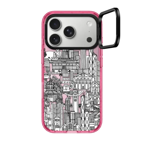 iPhone 17 Pro - Hong Kong toile de jouy transparent