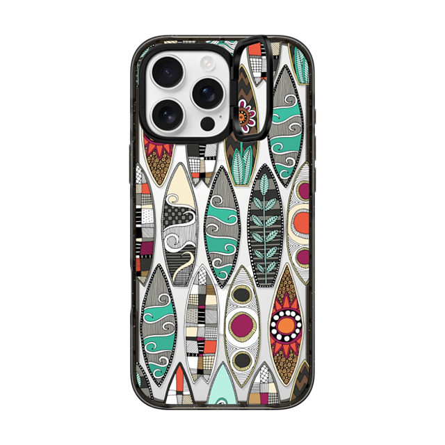 Sharon Turner x CASETiFY iPhone 16 Pro Max Case Summer,Pattern Black インパクトリングスタンドケース MagSafe対応 surfboards transparent Mother's Day Sharon Turner x CASETiFY iPhone 16 Pro Max Case Summer,Pattern Black インパクトリングスタンドケース MagSafe対応 surfboards transparent Mother's Day
