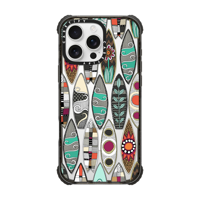 Sharon Turner x CASETiFY iPhone 16 Pro Max Case Summer,Pattern Black ウルトラ インパクトケース MagSafe 対応 surfboards transparent Mother's Day Sharon Turner x CASETiFY iPhone 16 Pro Max Case Summer,Pattern Black ウルトラ インパクトケース MagSafe 対応 surfboards transparent Mother's Day