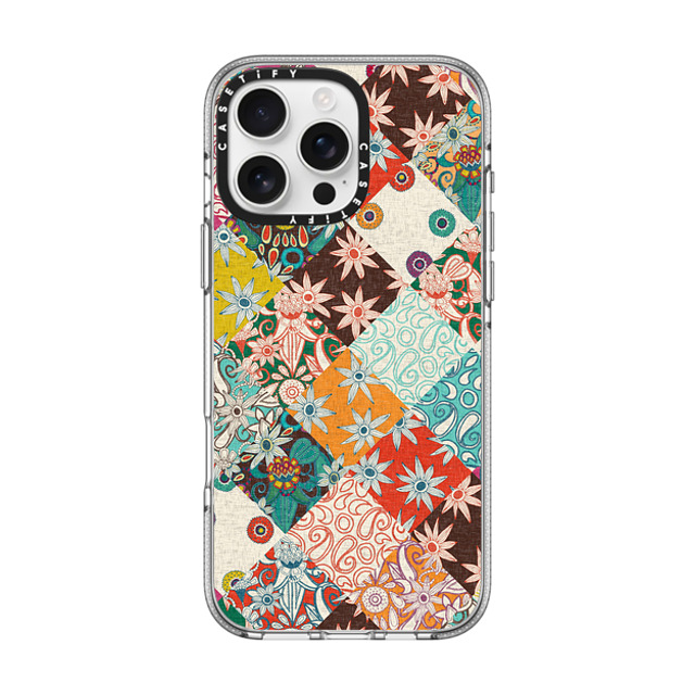 Sharon Turner x CASETiFY iPhone 16 Pro Max ケース クリア クリア ケース MagSafe対応 SARILMAK PATCHWORK