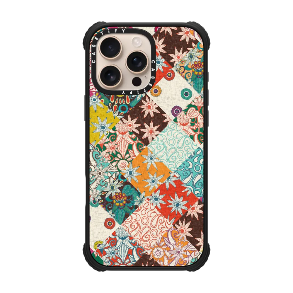 Ultra Impact iPhone 16 Pro Max Case MagSafe Compatible - SARILMAK PATCHWORK