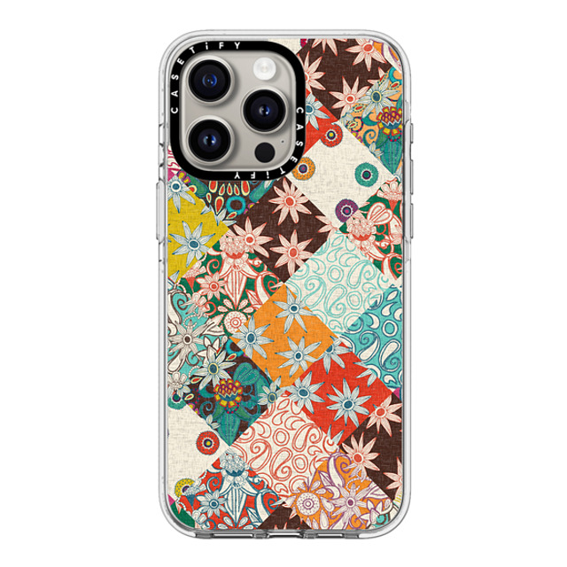 Sharon Turner x CASETiFY iPhone 15 Pro Max ケース クリア クリア ケース MagSafe対応 SARILMAK PATCHWORK