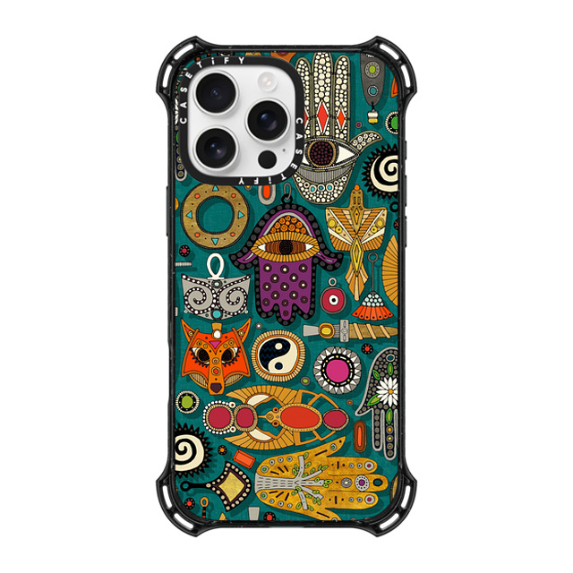 Sharon Turner x CASETiFY iPhone 16 Pro Max Case Black バウンスケース TALISMANS viridian green Sharon Turner x CASETiFY iPhone 16 Pro Max Case Black バウンスケース TALISMANS viridian green