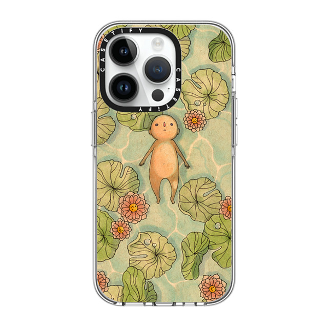 Felicia Chiao x CASETiFY iPhone 14 Pro ケース クリア クリア ケース MagSafe対応 Pool