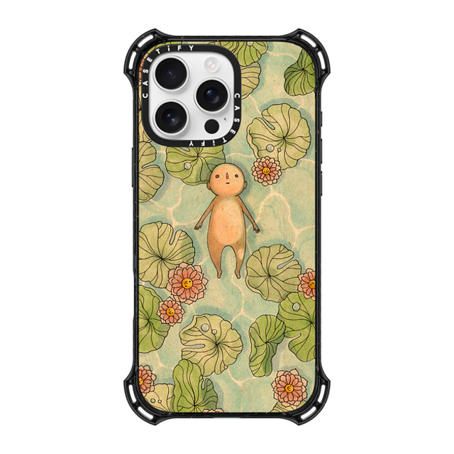 Felicia Chiao x CASETiFY iPhone 16 Pro Max ケース ブラック バウンスケース Pool