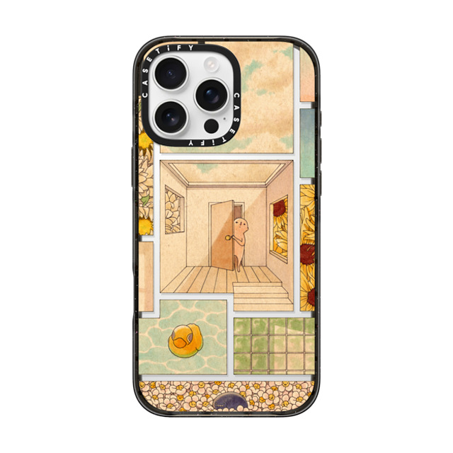 Felicia Chiao x CASETiFY iPhone 16 Pro Max ケース Summer,Fine Art ブラック インパクトケース Summer Mother's Day Felicia Chiao x CASETiFY iPhone 16 Pro Max ケース Summer,Fine Art ブラック インパクトケース Summer Mother's Day