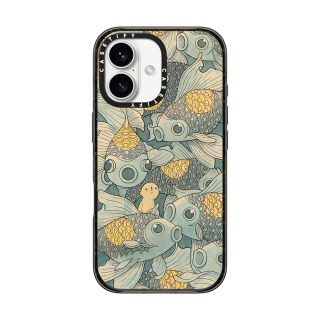 Felicia Chiao x CASETiFY iPhone 16 Case Animal,Nature Black Impact Case Fish Tank Mother's Day Felicia Chiao x CASETiFY iPhone 16 Case Animal,Nature Black Impact Case Fish Tank Mother's Day