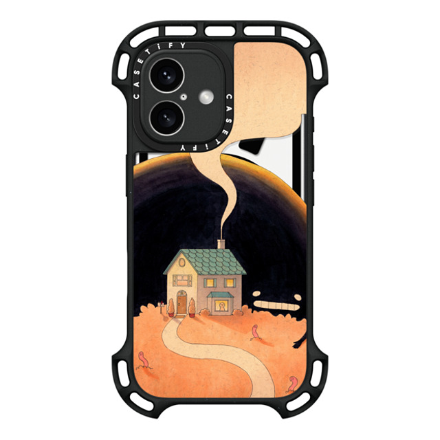 Felicia Chiao x CASETiFY iPhone 16 Case Black ウルトラ バウンスケース MagSafe対応 The Fear Felicia Chiao x CASETiFY iPhone 16 Case Black ウルトラ バウンスケース MagSafe対応 The Fear