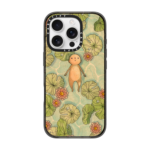 Felicia Chiao x CASETiFY iPhone 16 Pro ケース ブラック インパクトケース Pool