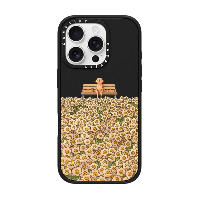 Felicia Chiao x CASETiFY iPhone 16 Pro ケース Floral,Nature マットブラック インパクトケース MagSafe対応 Park Bench Back to School Felicia Chiao x CASETiFY iPhone 16 Pro ケース Floral,Nature マットブラック インパクトケース MagSafe対応 Park Bench Back to School