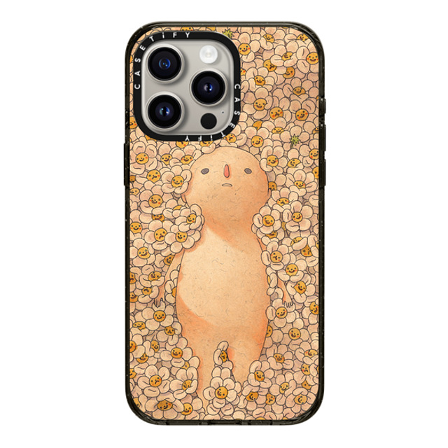 Felicia Chiao x CASETiFY iPhone 15 Pro Max Case Black Impact Case MagSafe Compatible Daisies Felicia Chiao x CASETiFY iPhone 15 Pro Max Case Black Impact Case MagSafe Compatible Daisies