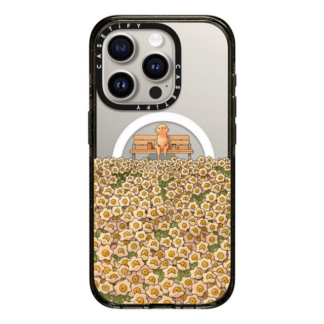 Felicia Chiao x CASETiFY iPhone 15 Pro ケース Floral,Nature ブラック インパクトケース MagSafe対応 Park Bench Father's Day Felicia Chiao x CASETiFY iPhone 15 Pro ケース Floral,Nature ブラック インパクトケース MagSafe対応 Park Bench Father's Day