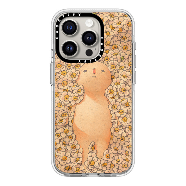 Felicia Chiao x CASETiFY iPhone 15 Pro Case Clear Clear Case MagSafe Compatible Daisies Felicia Chiao x CASETiFY iPhone 15 Pro Case Clear Clear Case MagSafe Compatible Daisies