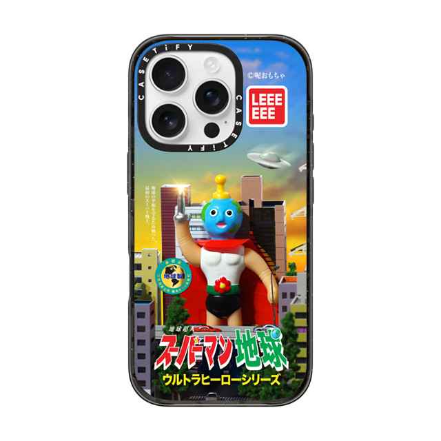 LeeeeeeToy x CASETiFY iPhone 16 Pro Case Black Impact Case MagSafe Compatible SUPER EARTHLY Back to School LeeeeeeToy x CASETiFY iPhone 16 Pro Case Black Impact Case MagSafe Compatible SUPER EARTHLY Back to School