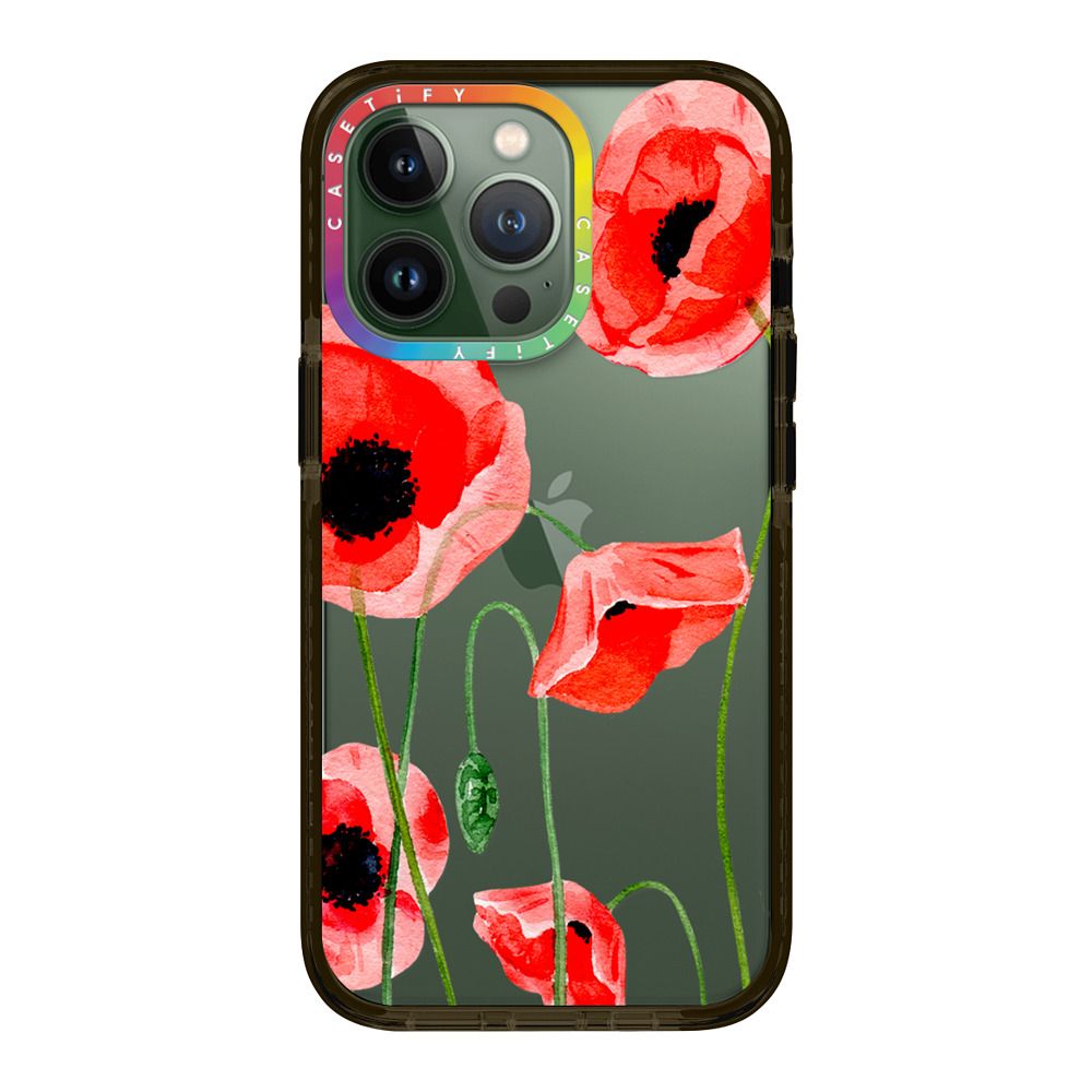 Pride iPhone 13 Pro Case - Red poppies