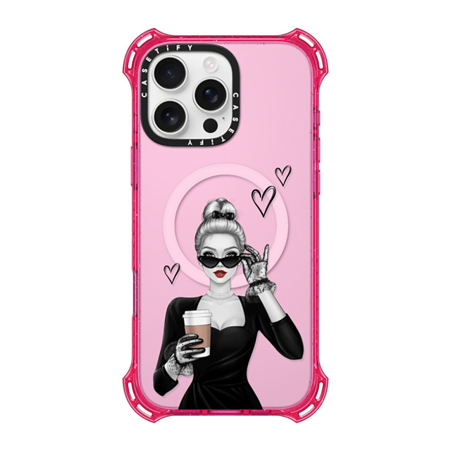 Victoria Ryabinina x CASETiFY iPhone 16 Pro Max Case プリムローズ ピンク バウンスケース Elegant lady Victoria Ryabinina x CASETiFY iPhone 16 Pro Max Case プリムローズ ピンク バウンスケース Elegant lady
