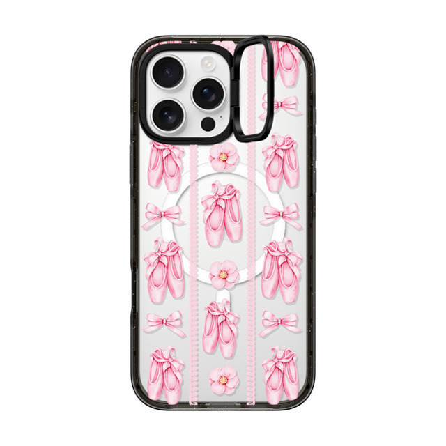 Victoria Ryabinina x CASETiFY iPhone 16 Pro Max Case Ribbon,Pattern Black インパクトリングスタンドケース MagSafe対応 Ballet pattern Back to School Victoria Ryabinina x CASETiFY iPhone 16 Pro Max Case Ribbon,Pattern Black インパクトリングスタンドケース MagSafe対応 Ballet pattern Back to School