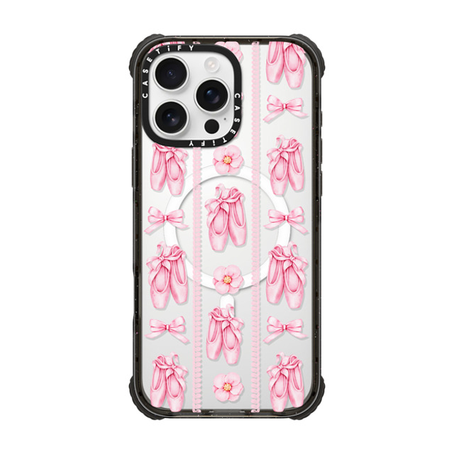 Victoria Ryabinina x CASETiFY iPhone 16 Pro Max Case Ribbon,Pattern Black ウルトラ インパクトケース MagSafe 対応 Ballet pattern Back to School Victoria Ryabinina x CASETiFY iPhone 16 Pro Max Case Ribbon,Pattern Black ウルトラ インパクトケース MagSafe 対応 Ballet pattern Back to School