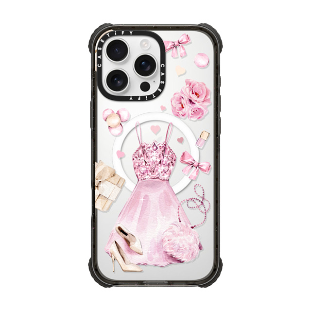 Victoria Ryabinina x CASETiFY iPhone 16 Pro Max Case Black ウルトラ インパクトケース MagSafe 対応 Pink clothes set Victoria Ryabinina x CASETiFY iPhone 16 Pro Max Case Black ウルトラ インパクトケース MagSafe 対応 Pink clothes set