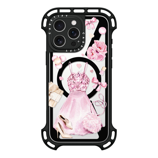 Victoria Ryabinina x CASETiFY iPhone 16 Pro Max Case Black ウルトラ バウンスケース MagSafe対応 Pink clothes set Victoria Ryabinina x CASETiFY iPhone 16 Pro Max Case Black ウルトラ バウンスケース MagSafe対応 Pink clothes set