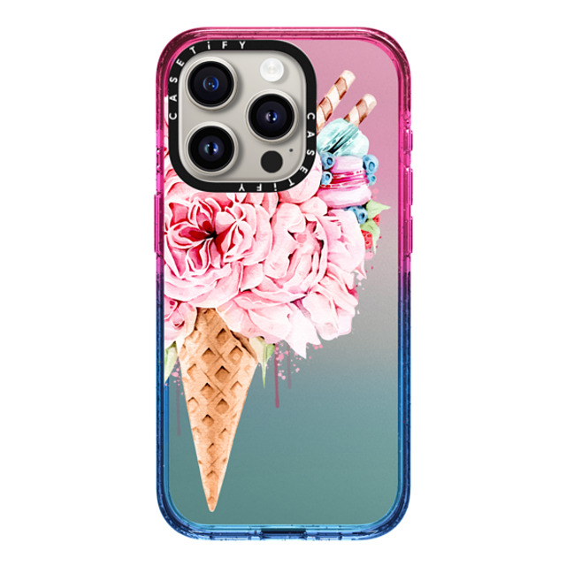 Victoria Ryabinina x CASETiFY iPhone 15 Pro Case Floral,Fine Art Cotton Candy Impact Case Floral ice cream Back to School Victoria Ryabinina x CASETiFY iPhone 15 Pro Case Floral,Fine Art Cotton Candy Impact Case Floral ice cream Back to School