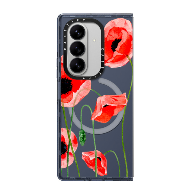 Victoria Ryabinina x CASETiFY Galaxy Z Fold7 Case Floral,Fine Art ネイビー マグネット式 インパクトケース Red poppies New iPhone Victoria Ryabinina x CASETiFY Galaxy Z Fold7 Case Floral,Fine Art ネイビー マグネット式 インパクトケース Red poppies New iPhone