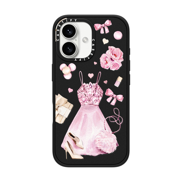 Victoria Ryabinina x CASETiFY iPhone 16 Case Matte Black Impact Case MagSafe Compatible Pink clothes set Victoria Ryabinina x CASETiFY iPhone 16 Case Matte Black Impact Case MagSafe Compatible Pink clothes set