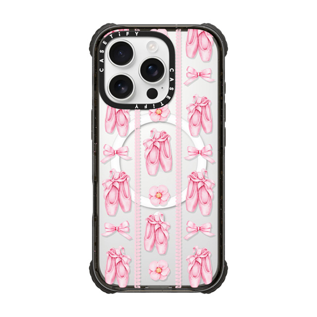 Victoria Ryabinina x CASETiFY iPhone 16 Pro Case Ribbon,Pattern Black ウルトラ インパクトケース MagSafe 対応 Ballet pattern Back to School Victoria Ryabinina x CASETiFY iPhone 16 Pro Case Ribbon,Pattern Black ウルトラ インパクトケース MagSafe 対応 Ballet pattern Back to School