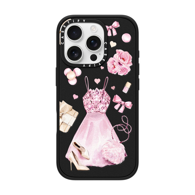Victoria Ryabinina x CASETiFY iPhone 16 Pro Case Matte Black Impact Case MagSafe Compatible Pink clothes set Victoria Ryabinina x CASETiFY iPhone 16 Pro Case Matte Black Impact Case MagSafe Compatible Pink clothes set