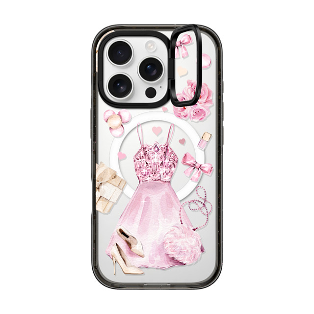 Victoria Ryabinina x CASETiFY iPhone 16 Pro Case Black インパクトリングスタンドケース MagSafe対応 Pink clothes set Victoria Ryabinina x CASETiFY iPhone 16 Pro Case Black インパクトリングスタンドケース MagSafe対応 Pink clothes set