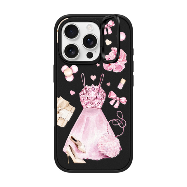 Victoria Ryabinina x CASETiFY iPhone 16 Pro Case Matte Black インパクトリングスタンドケース MagSafe対応 Pink clothes set Victoria Ryabinina x CASETiFY iPhone 16 Pro Case Matte Black インパクトリングスタンドケース MagSafe対応 Pink clothes set