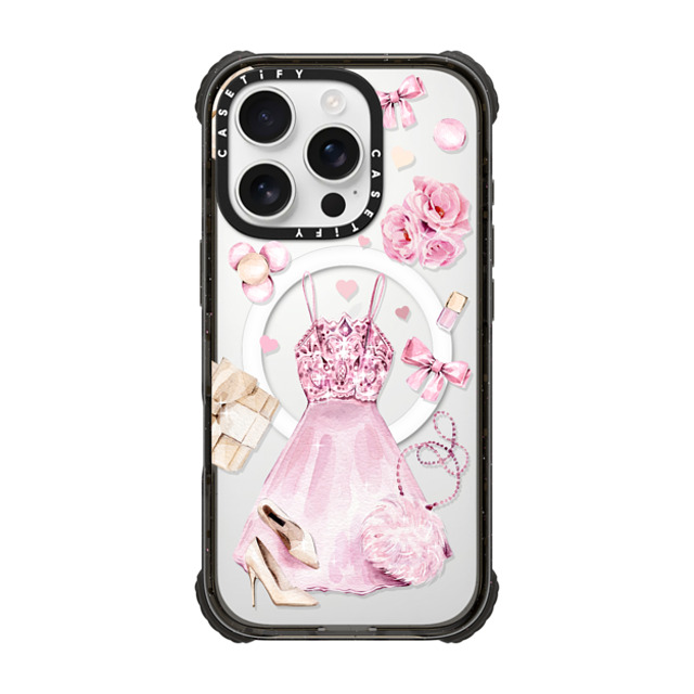 Victoria Ryabinina x CASETiFY iPhone 16 Pro Case Black ウルトラ インパクトケース MagSafe 対応 Pink clothes set Victoria Ryabinina x CASETiFY iPhone 16 Pro Case Black ウルトラ インパクトケース MagSafe 対応 Pink clothes set
