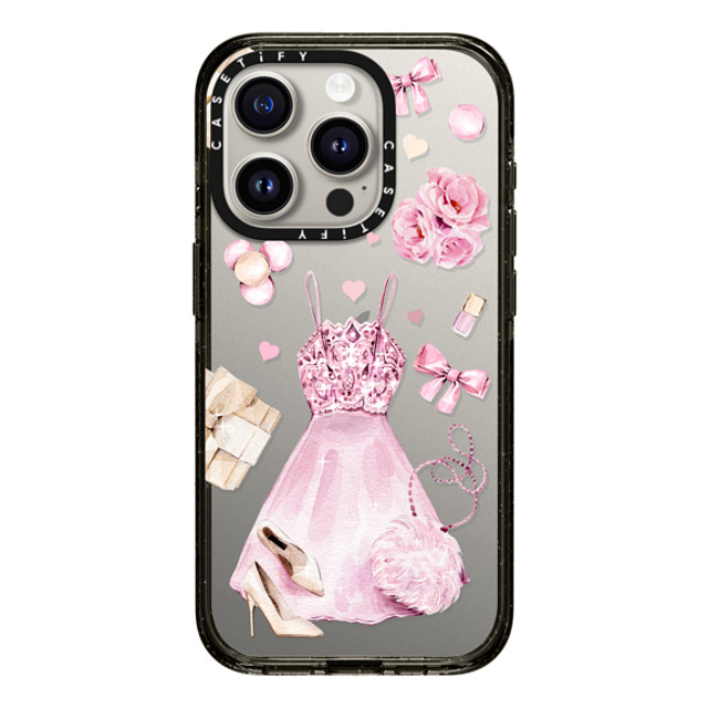 Victoria Ryabinina x CASETiFY iPhone 15 Pro Case Black Impact Case Pink clothes set Victoria Ryabinina x CASETiFY iPhone 15 Pro Case Black Impact Case Pink clothes set