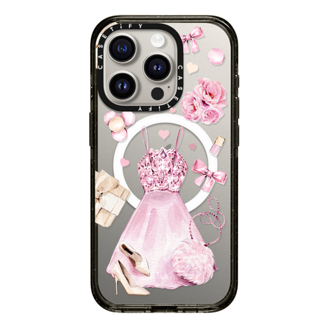 Victoria Ryabinina x CASETiFY iPhone 15 Pro Case Black Impact Case MagSafe Compatible Pink clothes set Victoria Ryabinina x CASETiFY iPhone 15 Pro Case Black Impact Case MagSafe Compatible Pink clothes set