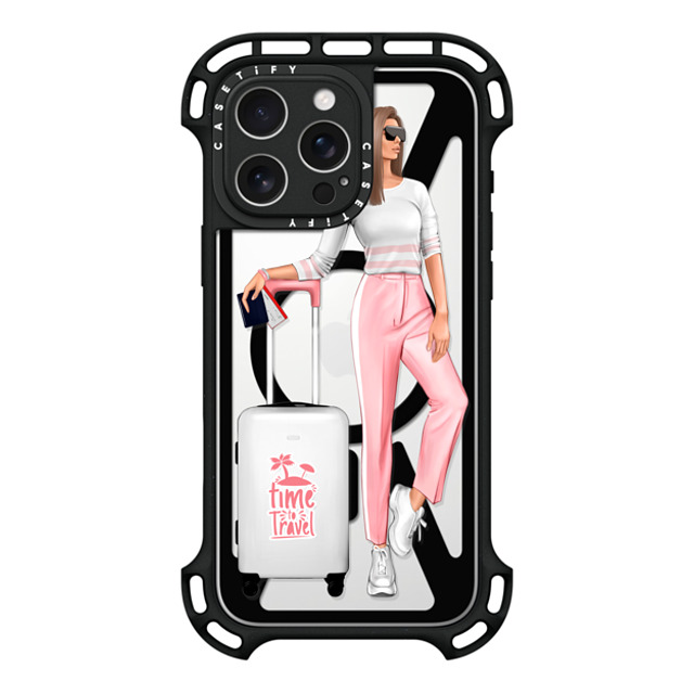 Victoria Ryabinina x CASETiFY iPhone 16 Pro Max Case Black ウルトラ バウンスケース MagSafe対応 Travel lady (brunette) Victoria Ryabinina x CASETiFY iPhone 16 Pro Max Case Black ウルトラ バウンスケース MagSafe対応 Travel lady (brunette)